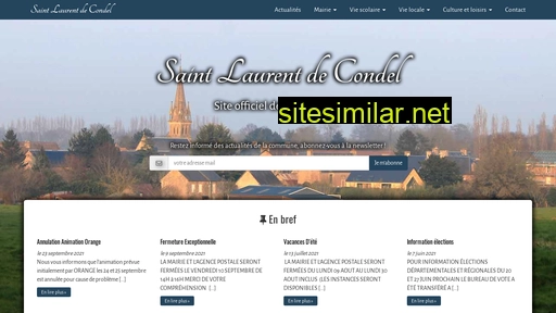 saintlaurentdecondel.fr alternative sites