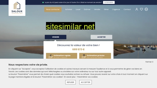 saloux-immobilier.fr alternative sites