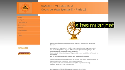 samadhi-yogashala.fr alternative sites