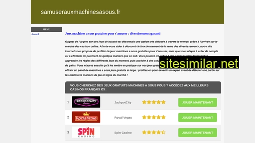 samuserauxmachinesasous.fr alternative sites