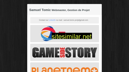 Samueltomic similar sites