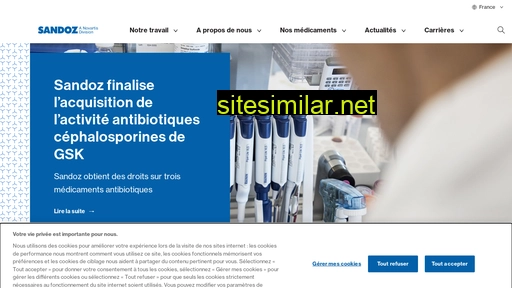 sandoz.fr alternative sites