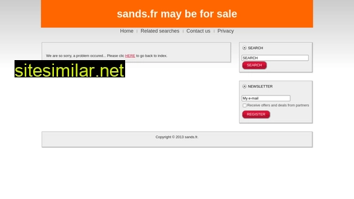 sands.fr alternative sites