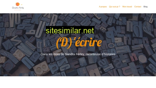 sandraferley.fr alternative sites