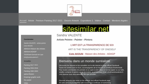 sandravalente.fr alternative sites