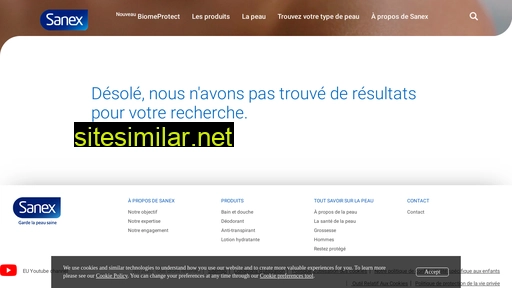 sanex.fr alternative sites