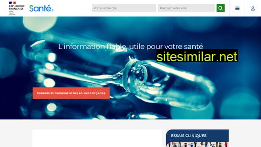 sante.fr alternative sites