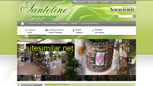 Santoline-fleurs similar sites