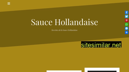 sauce-hollandaise.fr alternative sites