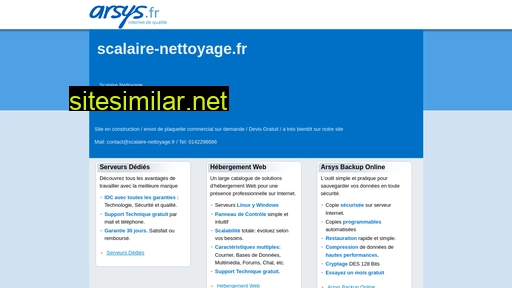 Scalaire-nettoyage similar sites