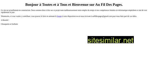 scaufildespages.free.fr alternative sites