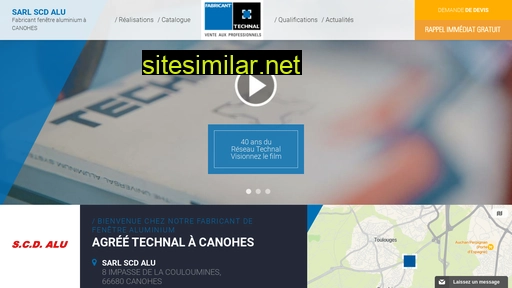 scdalu-fabricant-technal.fr alternative sites