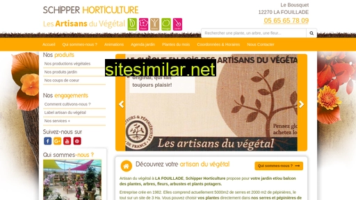 schipper-horticulture.fr alternative sites