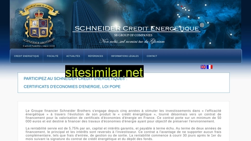 Schneider-credit similar sites