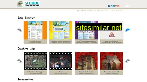 schoolproductions.fr alternative sites