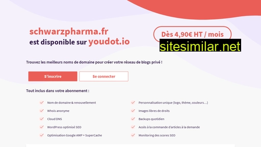 schwarzpharma.fr alternative sites