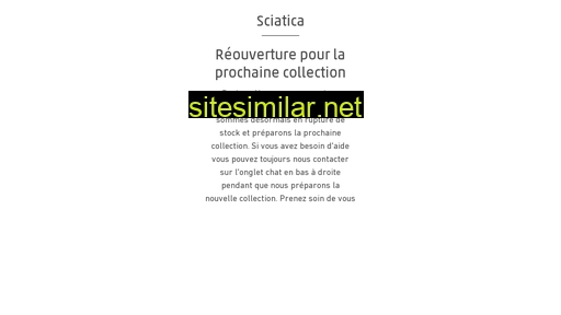 sciatica.fr alternative sites