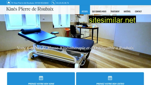 Scm-kines-pierre-de-roubaix-masseurs-kinesitherapeutes similar sites