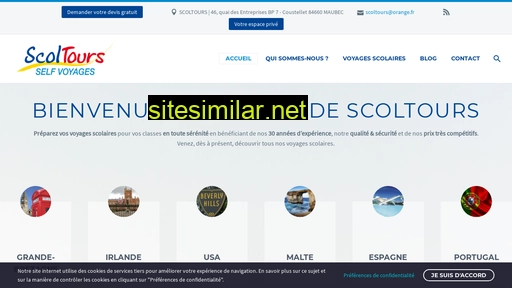 scoltours.fr alternative sites