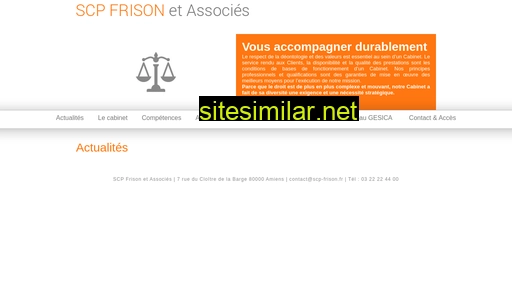 Scp-frison-avocat-specialiste similar sites