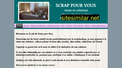 scrap-pour-vous.fr alternative sites