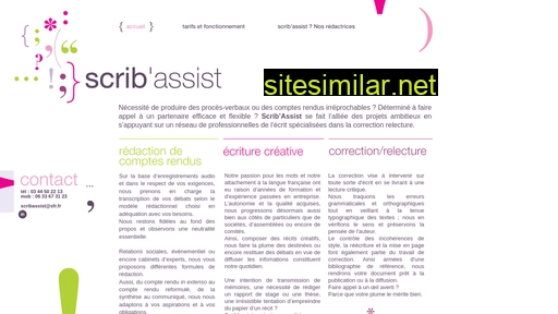 scribassist.fr alternative sites