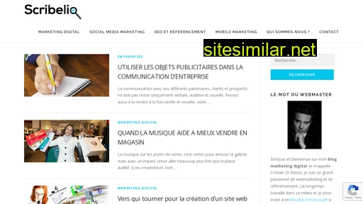 scribelio.fr alternative sites