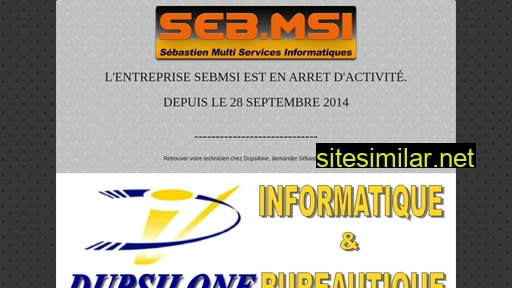 sebmsi.fr alternative sites