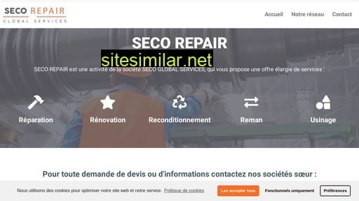 secorepair.fr alternative sites