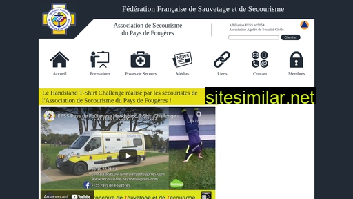 secourisme-paysdefougeres.fr alternative sites