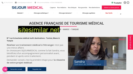 sejour-medical.fr alternative sites