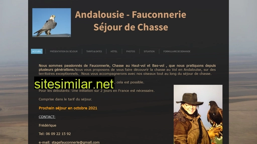 sejourchassefauconnerie.fr alternative sites