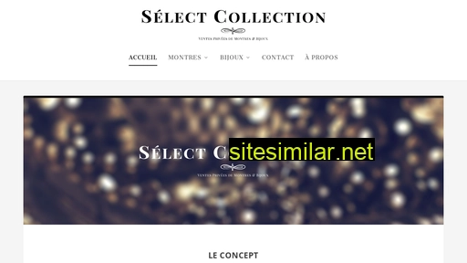 Selectcollection similar sites