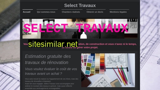 Selecttravaux similar sites
