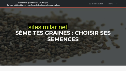 semetesgraines.fr alternative sites