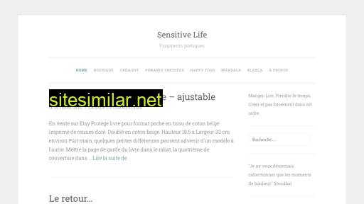 sensitivelife.fr alternative sites