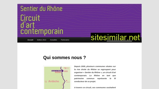 sentierdurhone.fr alternative sites