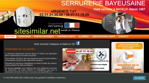 serrurerie-bayeux.fr alternative sites