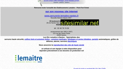 serrurerie-lemaitre.fr alternative sites