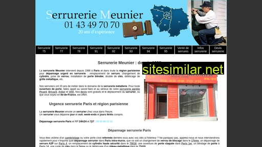 serrurerie-meunier.fr alternative sites