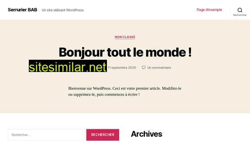serrurier-bab.fr alternative sites
