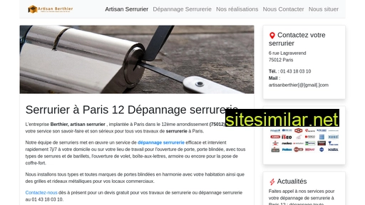 Serrurier-berthier-paris-75012 similar sites