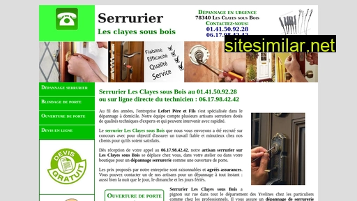 serrurier-les-clayes-sous-bois.fr alternative sites