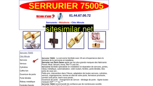 serrurier75005.fr alternative sites