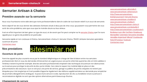 serrurierartisan-chatou.fr alternative sites