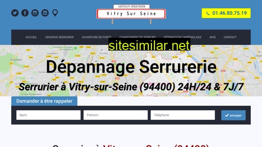 Serruriervitrysurseine-94400 similar sites