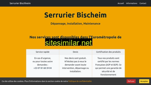 serrurier-bischheim.fr alternative sites