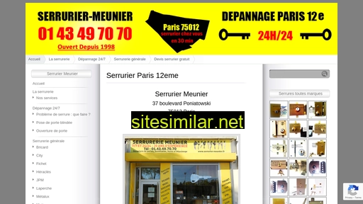 serrurier-meunier.fr alternative sites