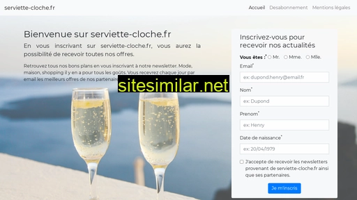 serviette-cloche.fr alternative sites