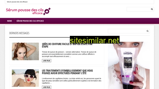serumpoussecils.fr alternative sites